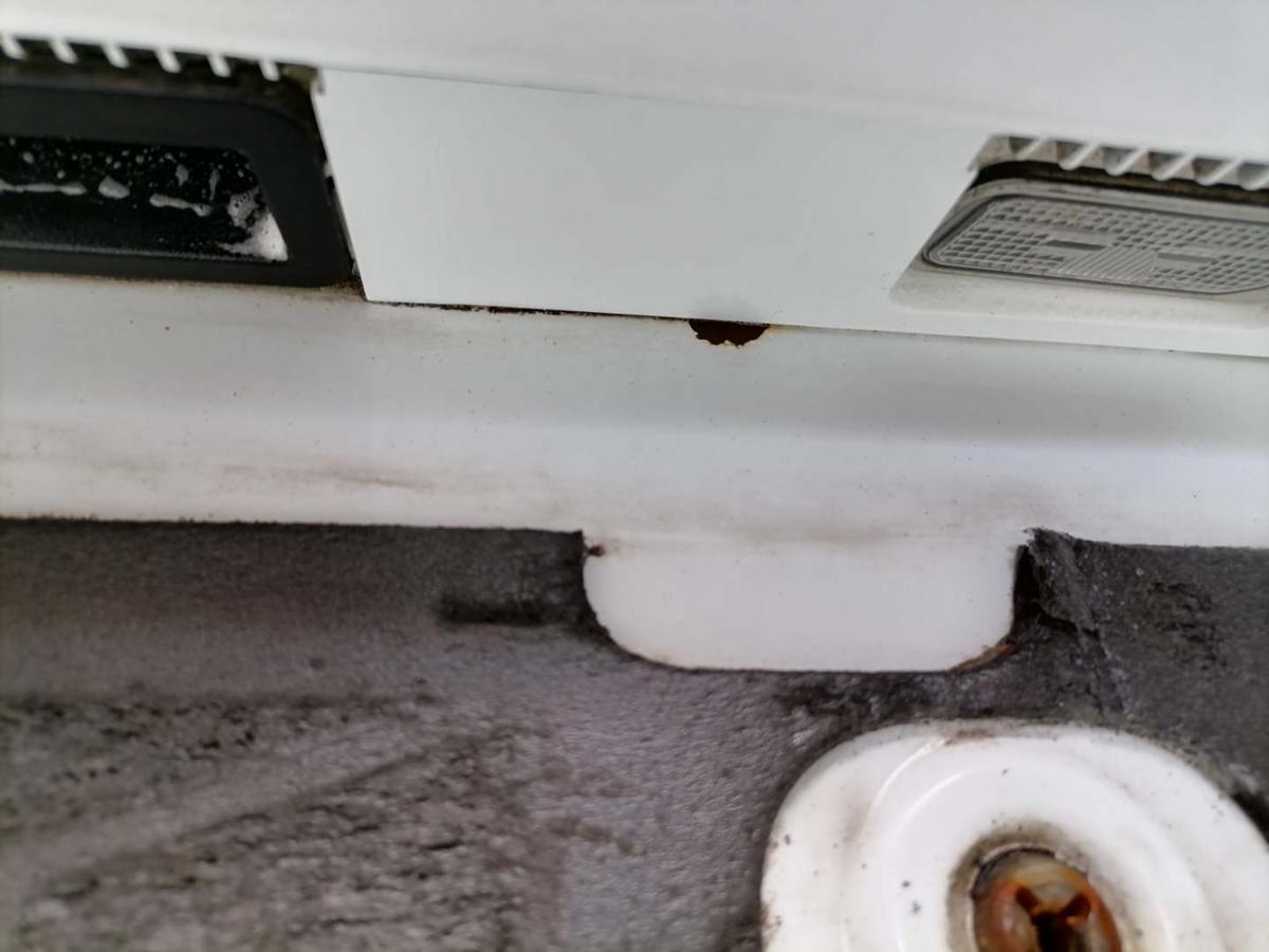 Ford Fiesta JA8 original Heckklappe mit Heckscheibe Frost Wei&szlig; Bj.2010